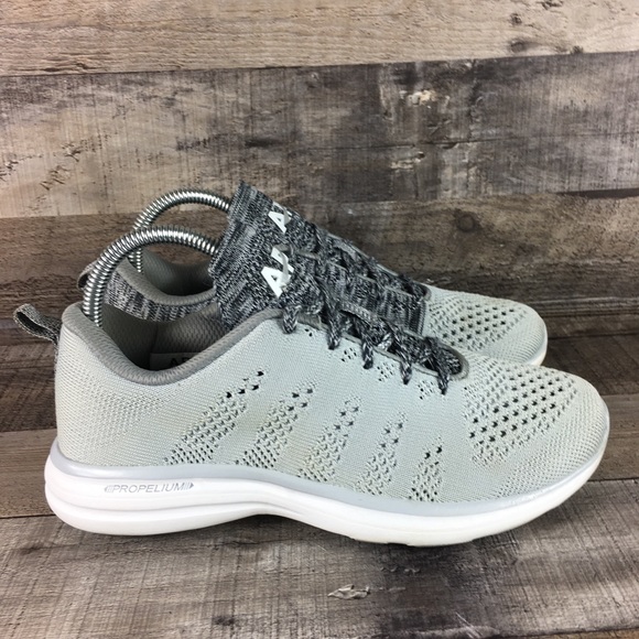 APL Shoes - APL Techloom Pro Gray Running Comfort Shoes